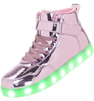 New APTESOL Kids LED Light Up Shoes High Top Cool