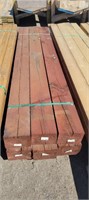 6- New 4.5"x7"x8' Stained Lumber