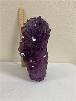 Amethyst Mineral Column 10"H
