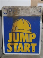 Operation Jump Start Metal Sign 48x60