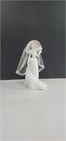 Circa 1989 Enesco Bride Holding Flowers Hand