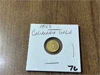 1853 California Gold Token