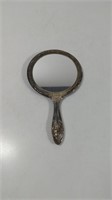 Vintage Silver Plated Hand Mirror
