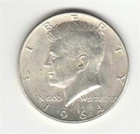 Silver 1964 Kennedy Half Dollar Coin