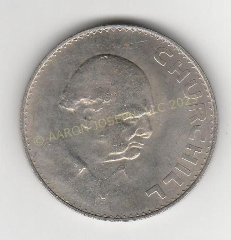 1965 UK Churchill Crown Coin