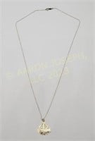 14k Gold Necklace and Pendant