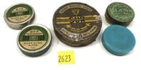 Lot, vintage tins of percussion caps includes: