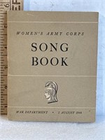 1944 Women’s army core songbook war department,