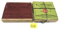 Lot, vintage boxes primers: Winchester and