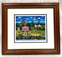 Wooster Scott Signed/Numbered  & Framed "First Day