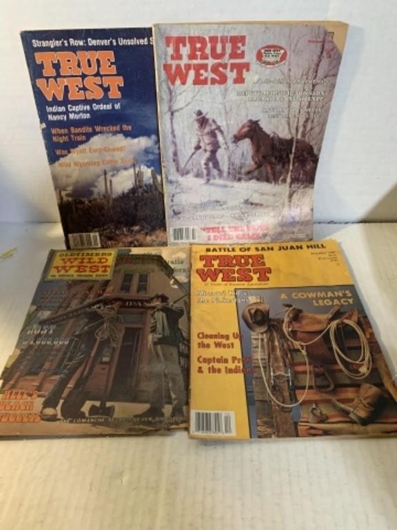 True west, and old timers wild west magazines
