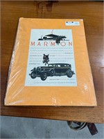 Marmon Car & Airplane Poster