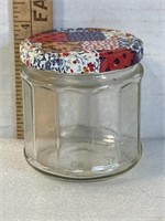 Patchwork jelly jar