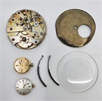 Set of 3 Watch Movement and Parts