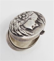 Vintage Sterling Silver Pill box