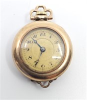 Antique Gold Plated Ladies Pocket Watch