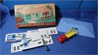 Vintage Plasticville Ranch House Kit
