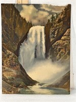 Giant postcard unused Yellowstone National Park