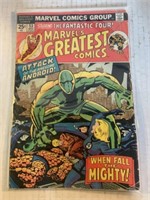 Marvel comics, starring the fantastic, four