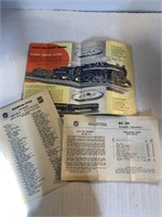 Miscellaneous Train paperwork