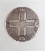 Russia, Rouble 1801 CM AN
