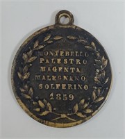 Italian Civil Independence Medal 1859