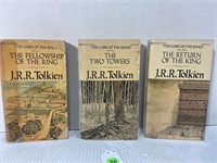 JRR Tolkien “The Lord of the Rings” books one,
