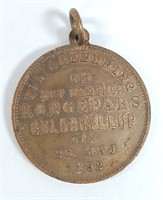 Denmark 1892 Medal Commemorating The Golden