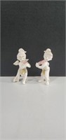 Pair of Vintage Holt Howard Hand Painted Japanese