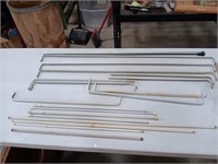 Curtain rods, tension rods,