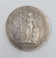 Hong Kong, British 1911, Silver Trade Dollar