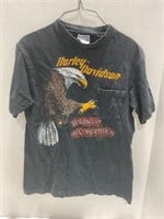 Harley Davidson T-shirt, tearing up the