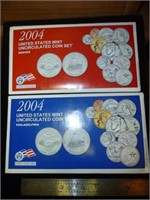 2004 US Mint P&D Uncirculated Coin Set