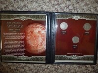 Last Years of V Nickel 1910 - 1912 Coin Set