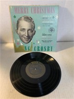 Bing Crosby merry Christmas record album