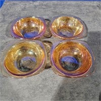 4 floragold berry bowls