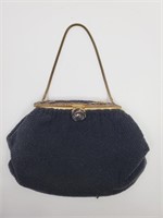 Antique Fancy Hand bag with enameld closure