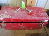 Beach Red Tool Box With Tools