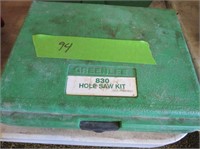 Greenlee Hole Saw Kit *incomplete
