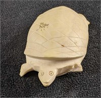 Rare Antique Bone Carved Turtle