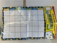 Classroom calendar with accessories and stickers