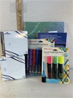 Miscellaneous lot of office supplies