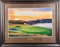 Framed New South Wales 6th Hole Golf Photograph