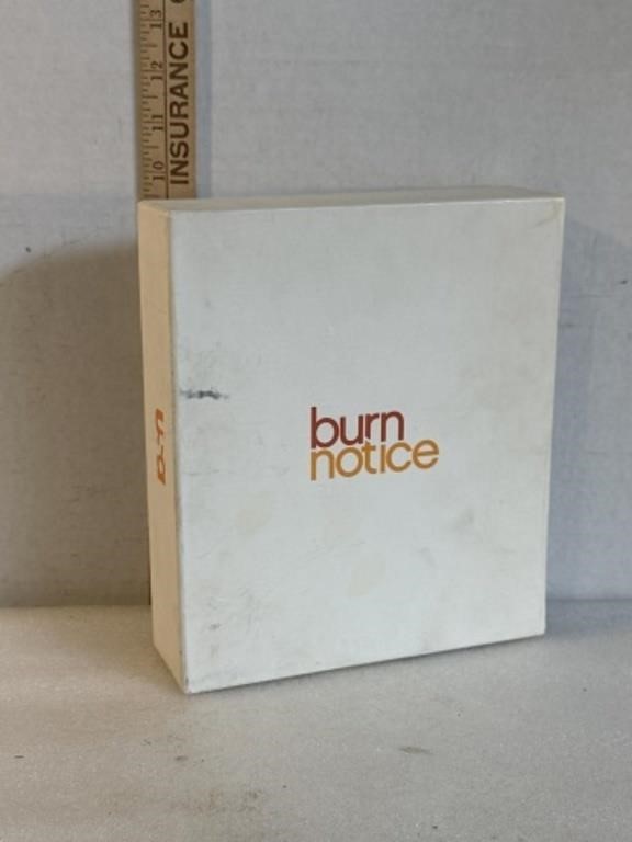 Box set TV show burn notice for disc collection