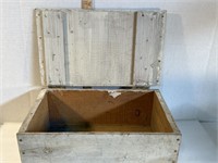 Vintage handmade wooden box