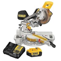 DEWALT 20V MAX* 7-1/4-Inch Miter Saw, Cordless