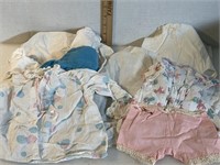Vintage doll clothes, and christening dress