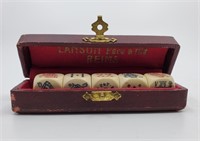 Antique The Game of Poker Dice Poker d'As Lanson P