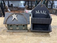 Bird house and mail holder
