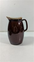 Vintage Hull Pottery Brown Glaze Pitcher